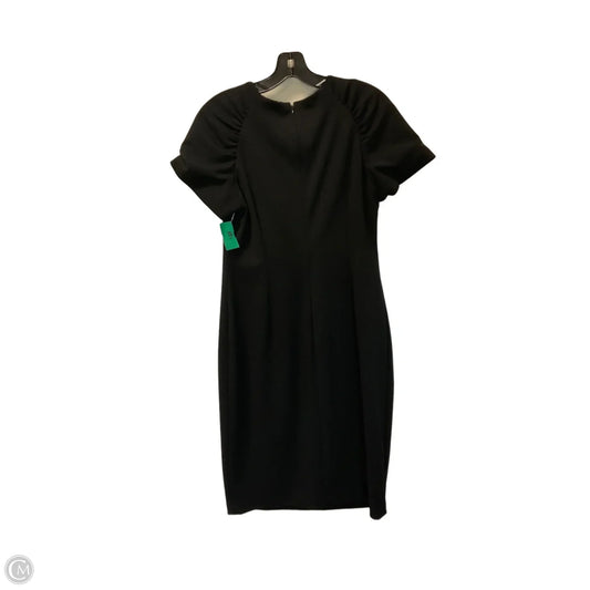 calvin klein black work dress Women's Shift W/Gold Hardware, Black, 2 at Amazon Women's Clothing store Calvin Klein arched embroidery on the chest Womens Calvin Klein Black Heavy