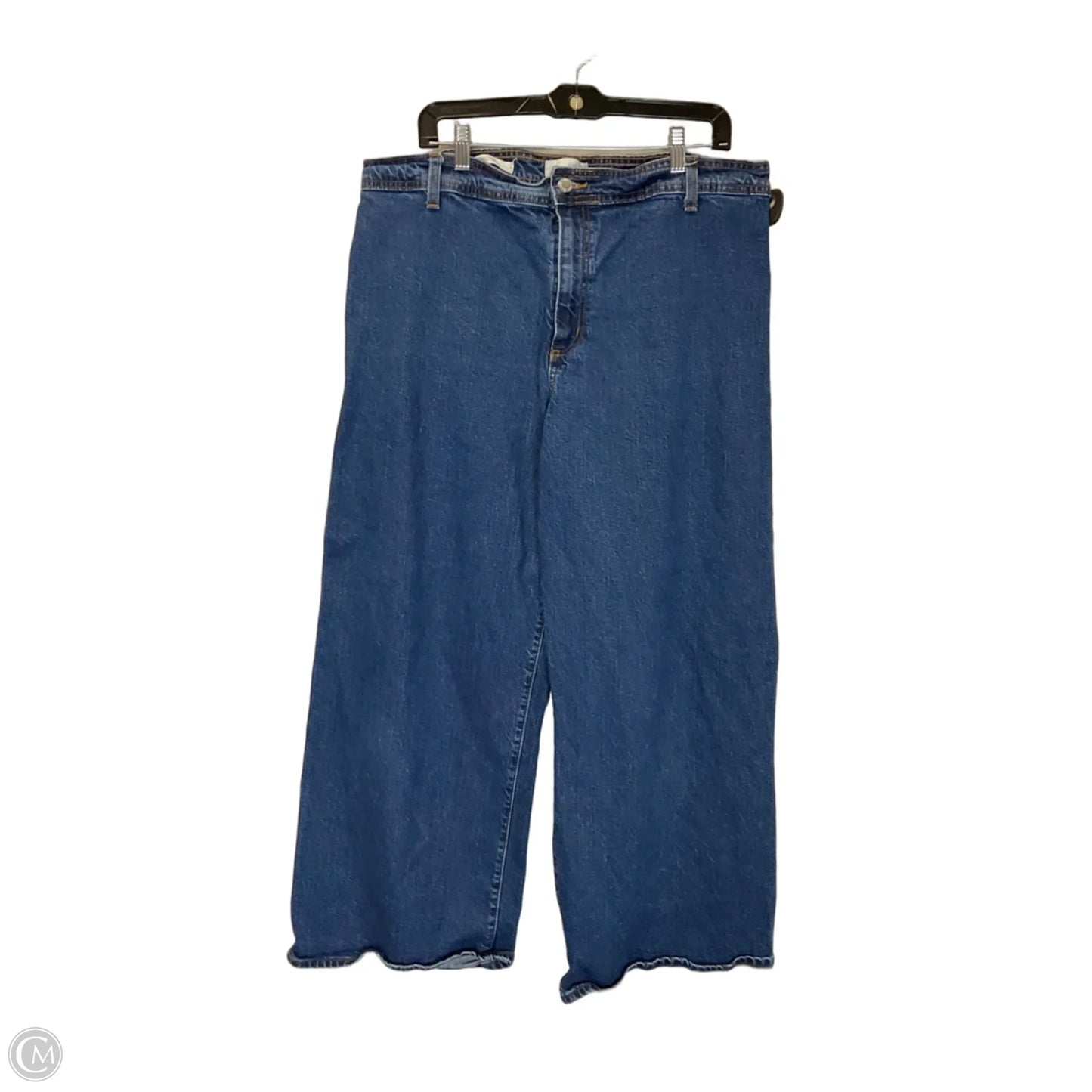 Jeans Wide Leg By Universal Thread In Blue Denim, Size: 16