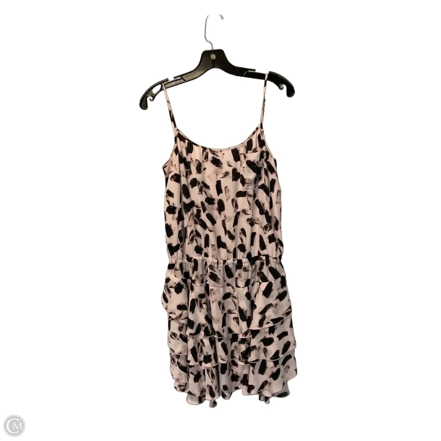 Dress Casual Short By Banana Republic In Black & Pink, Size: S
