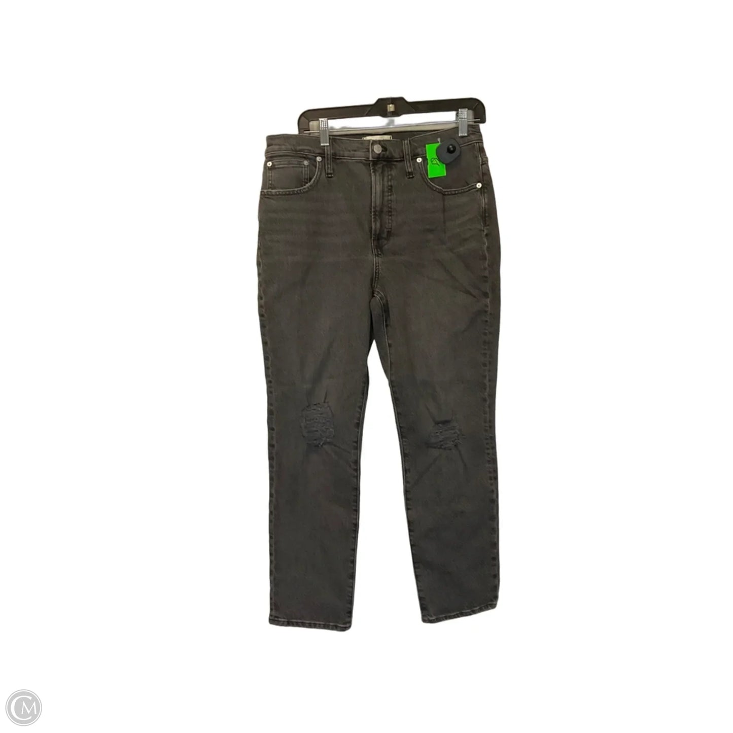 Jeans Straight By Madewell In Grey Denim, Size: 8