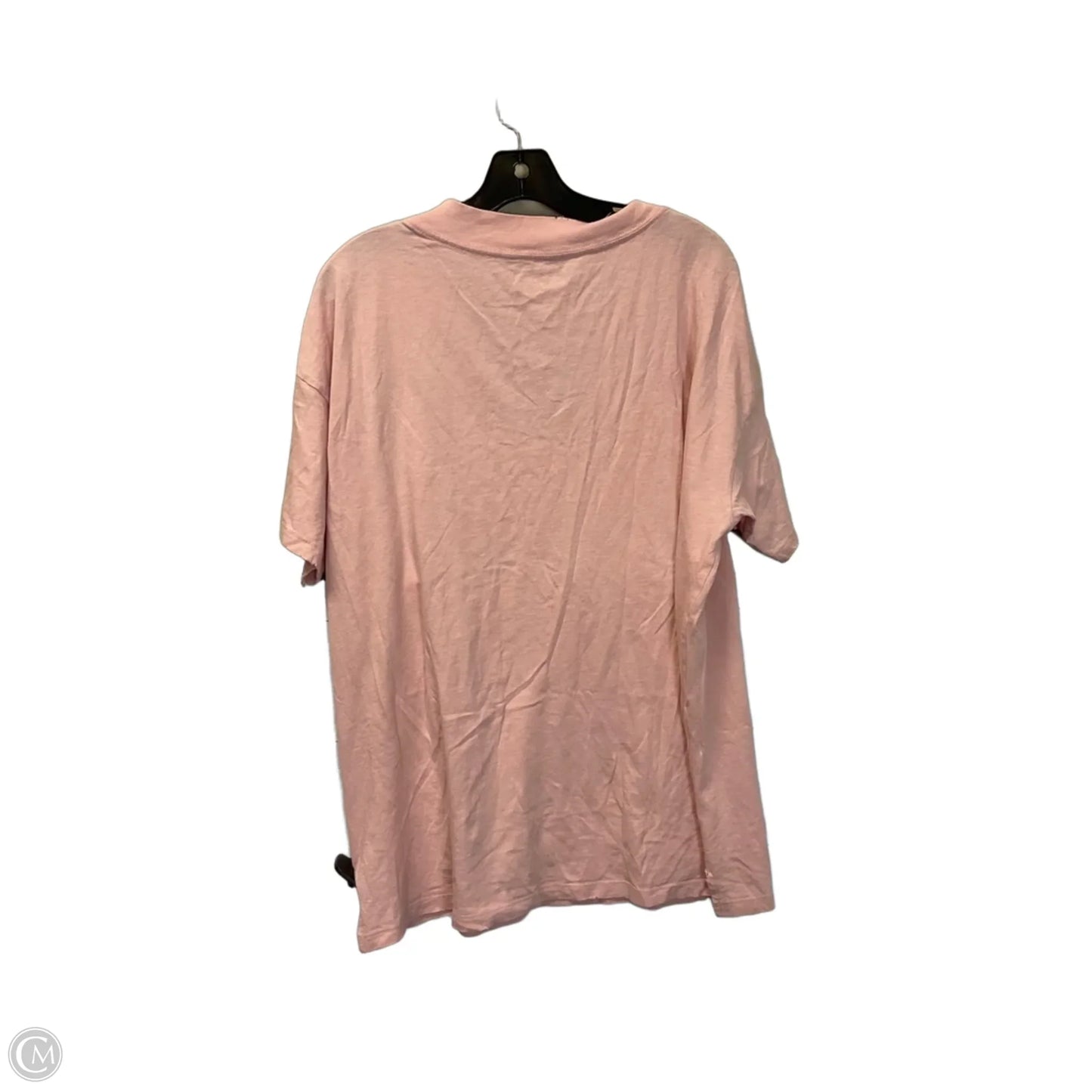 Top Short Sleeve Basic By Aerie In Pink, Size: M