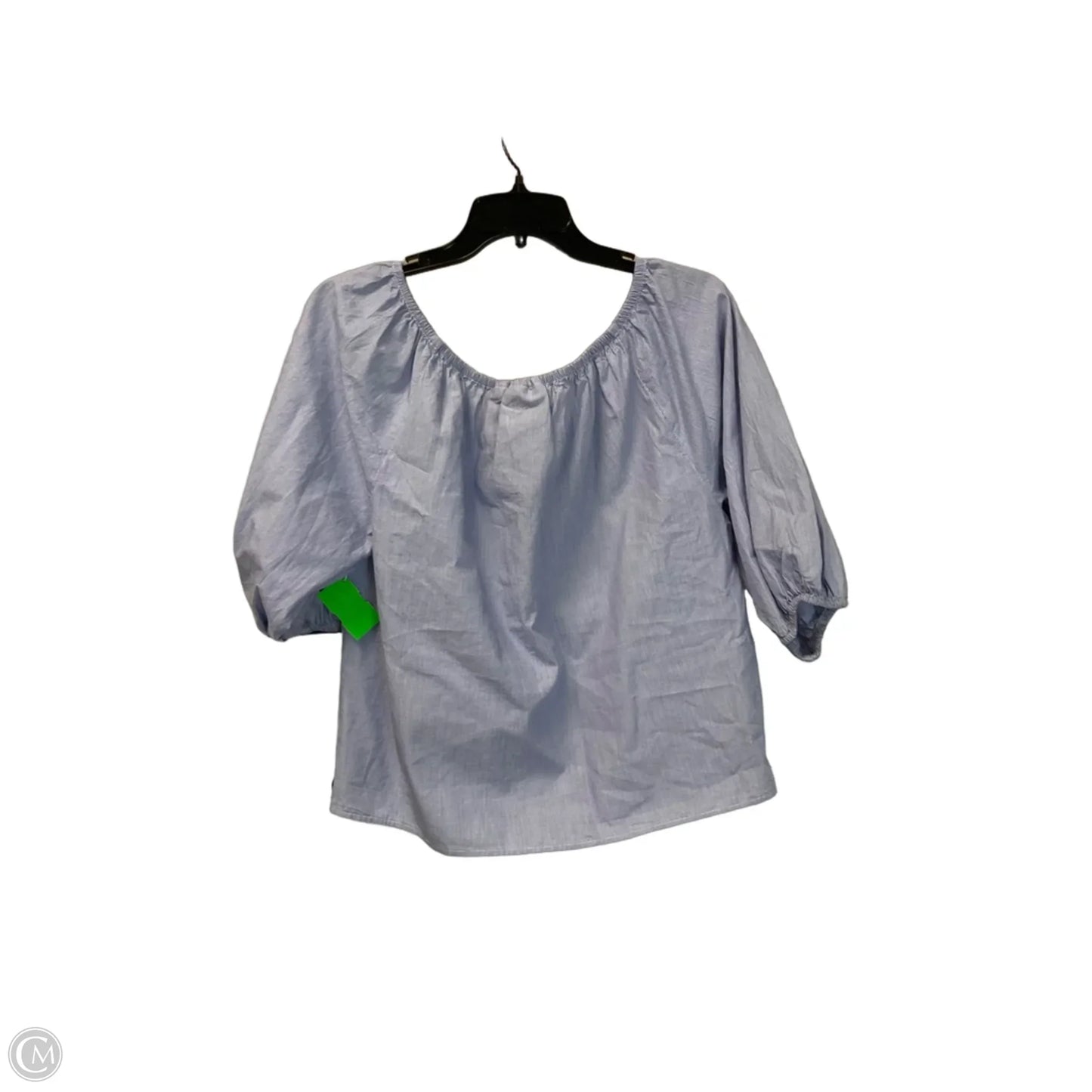 Top 3/4 Sleeve By Maeve In Blue, Size: M