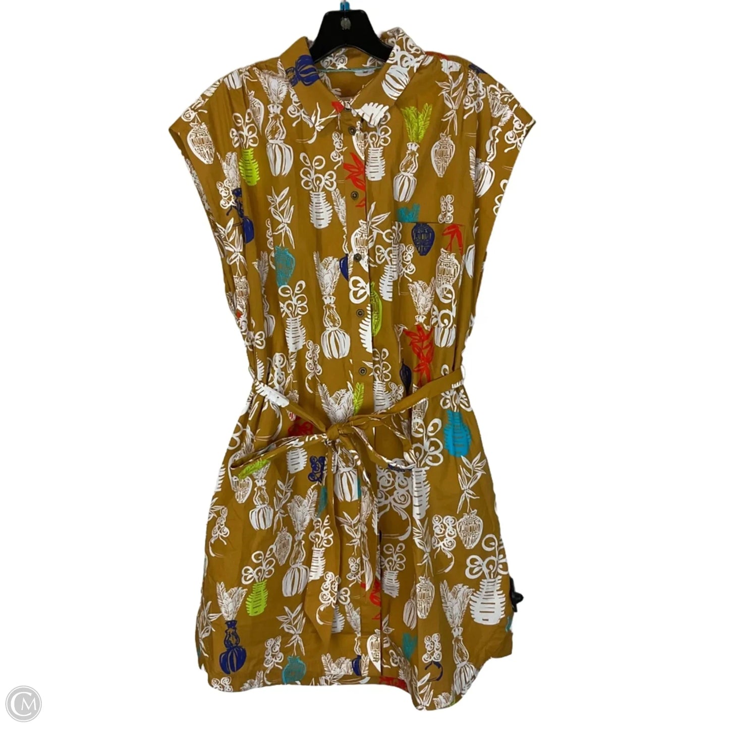 Dress Casual Midi By Maeve In Yellow, Size: M