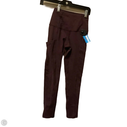 Athletic Leggings Capris By The North Face In Purple, Size: Xs