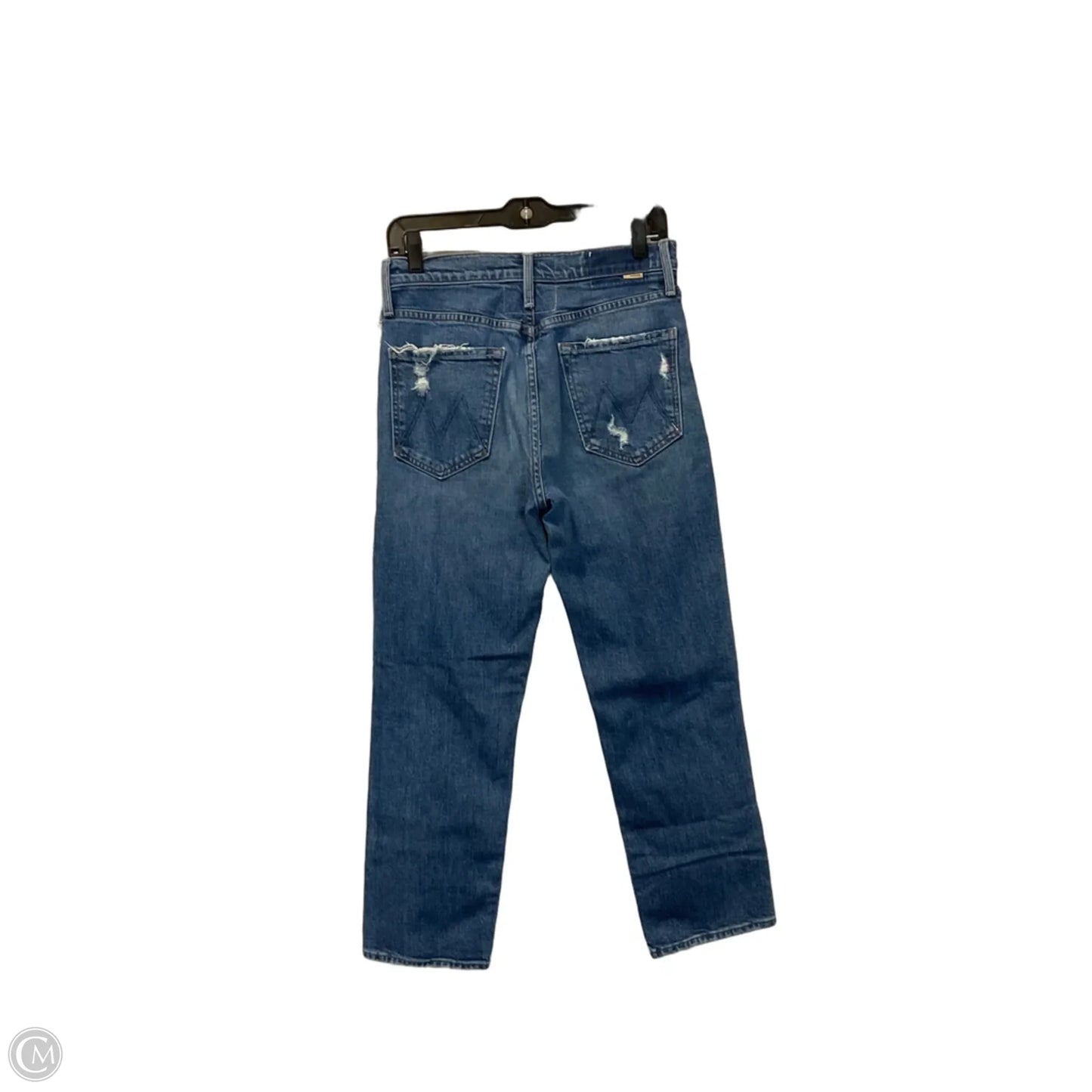 Jeans Straight By Mother In Blue Denim, Size: 6
