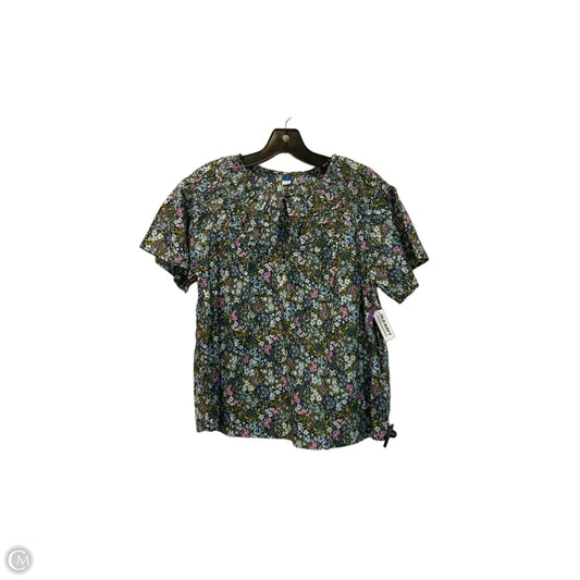 Top Short Sleeve By Old Navy In Floral Print, Size: S