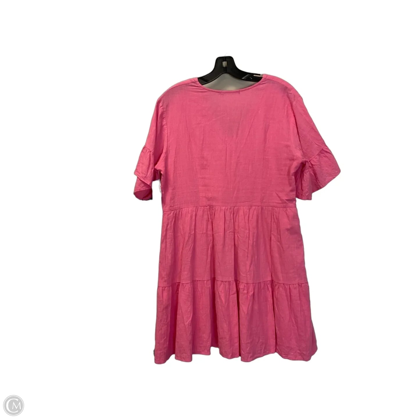 Dress Casual Midi By Clothes Mentor In Pink, Size: L