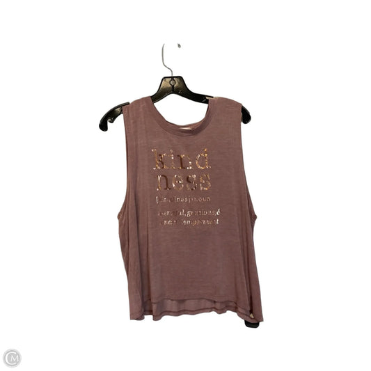 Top Sleeveless Basic By Altard State In Red, Size: L