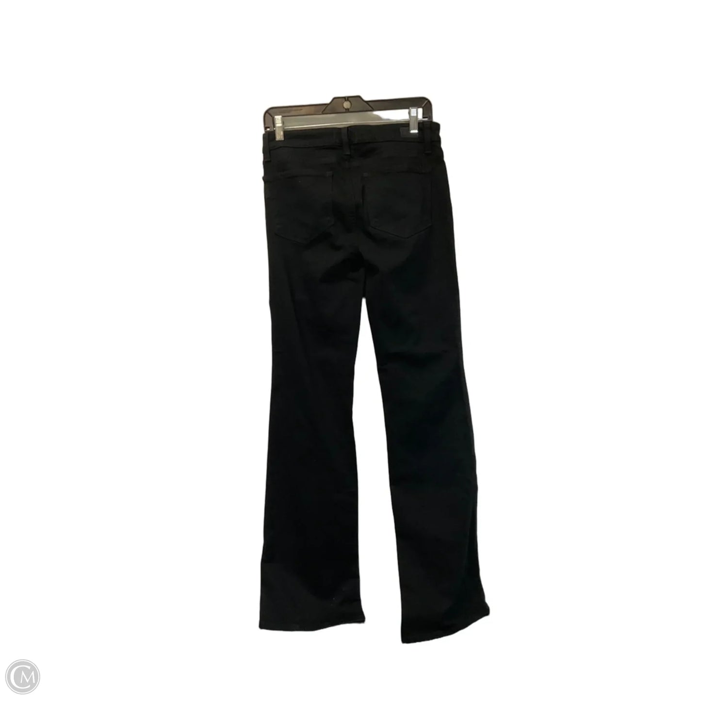 Jeans Boot Cut By Paige In Black Denim, Size: 6