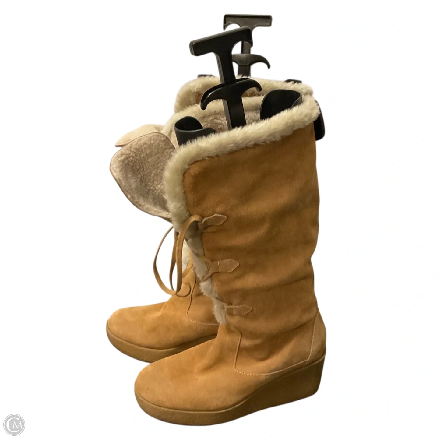 Boots Designer By Michael Kors In Brown, Size: 9