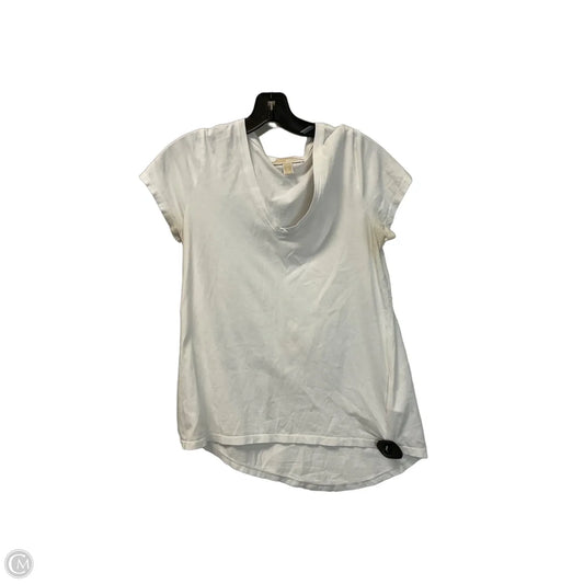 Top Short Sleeve Basic By Michael By Michael Kors In White, Size: S