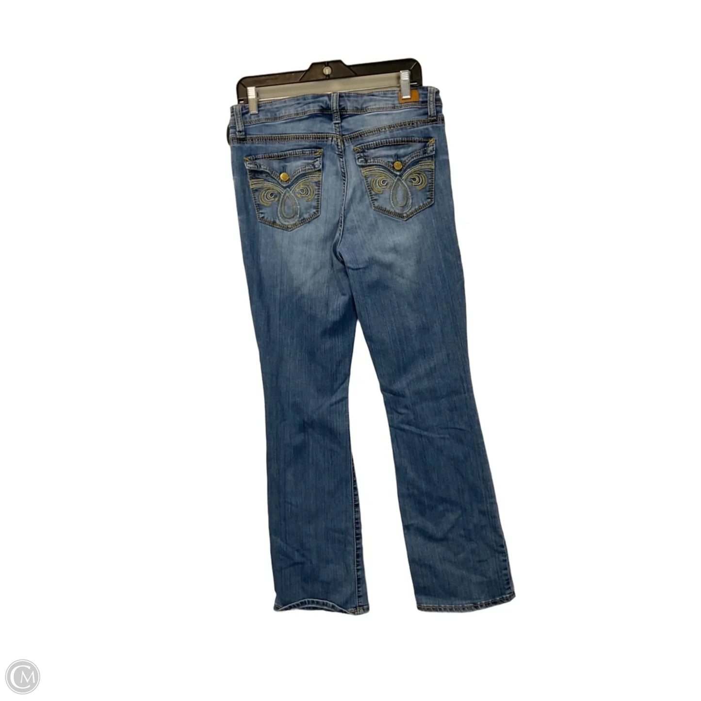 Jeans Boot Cut By Seven 7 In Blue Denim, Size: 8