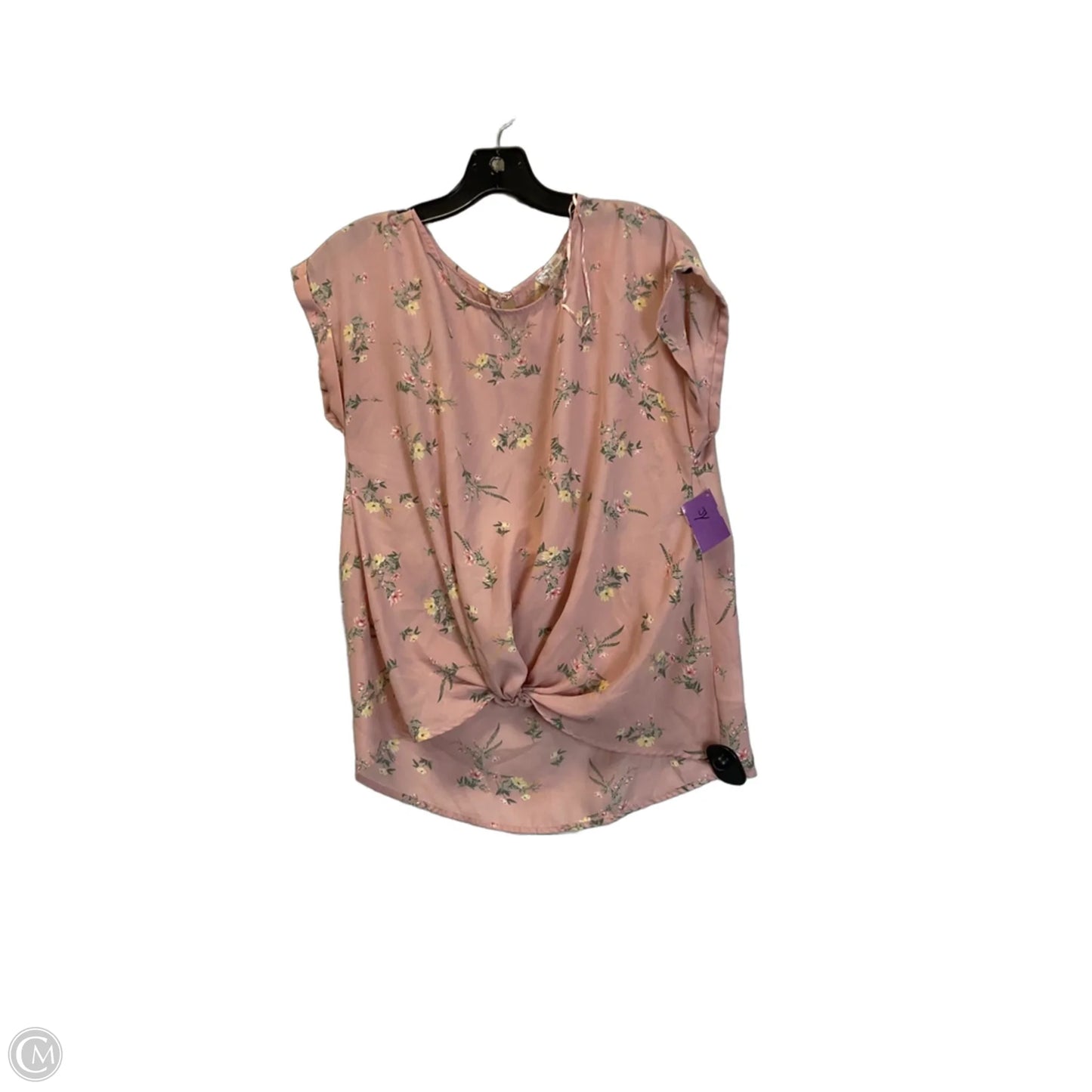 Top Short Sleeve By Pink Republic In Pink, Size: M
