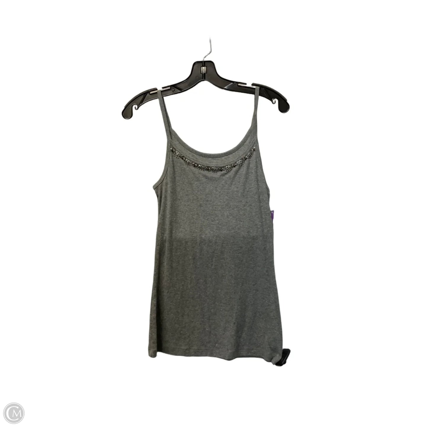 Top Sleeveless Basic By Mossimo In Grey, Size: M