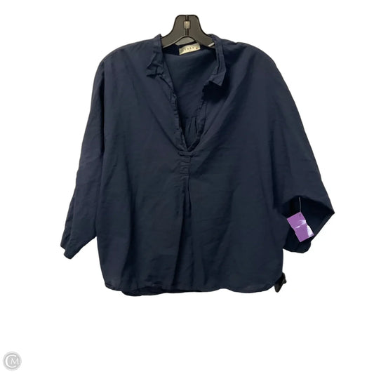 Top Long Sleeve Basic By Clothes Mentor In Blue, Size: Xs