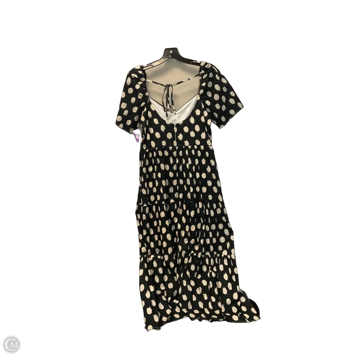 Dress Casual Maxi By Tcec In Black & White, Size: S