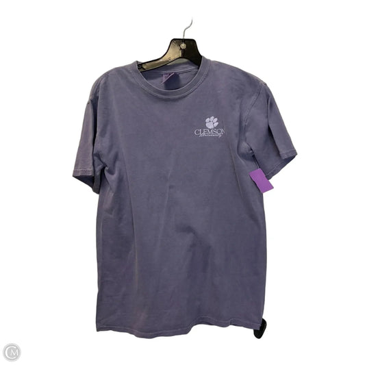 Top Short Sleeve Basic By Comfort Colors In Purple, Size: S