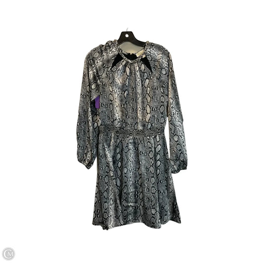 Dress Casual Midi By Michael By Michael Kors In Snakeskin Print, Size: S