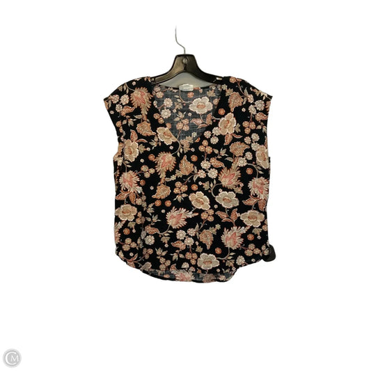Top Short Sleeve By Ana In Multi-colored, Size: M