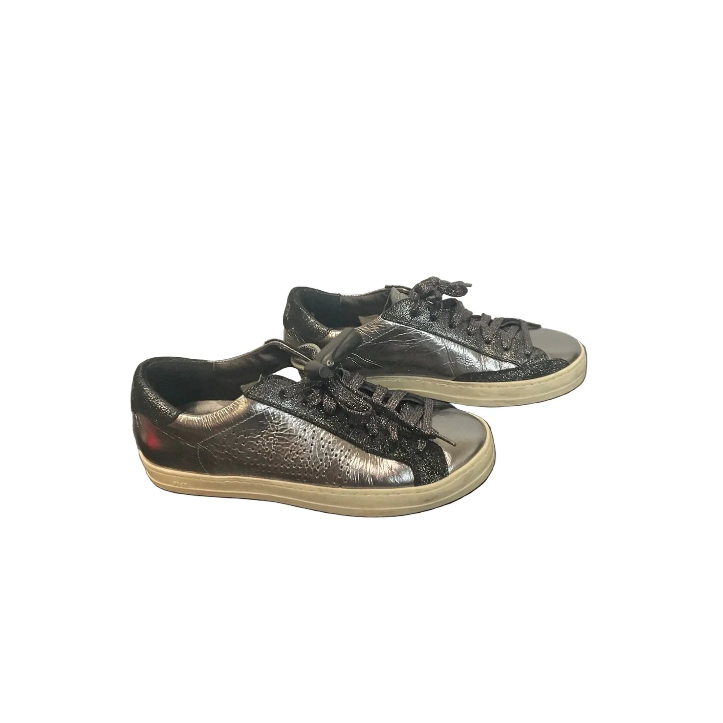 Shoes Sneakers By P448 In Silver, Size: 6.5