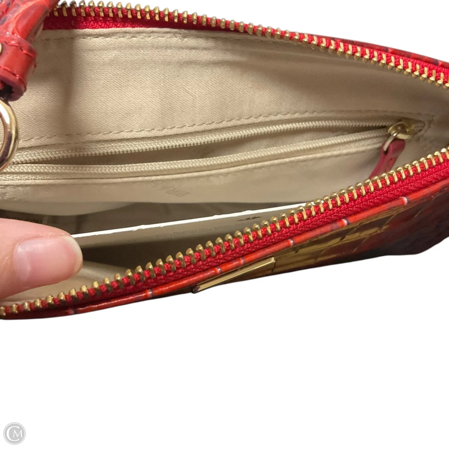 Wristlet Designer By Brahmin, Size: Medium
