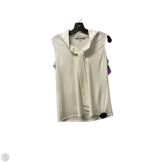 Top Sleeveless Basic By Kasper In White, Size: Xs