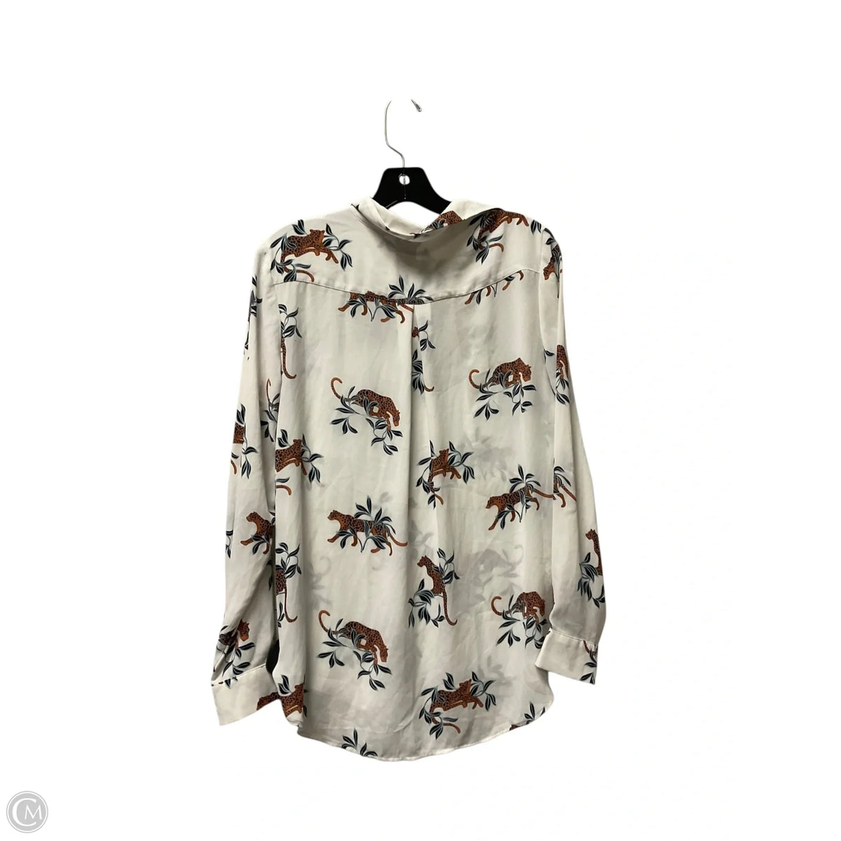 Top Long Sleeve Basic By Ann Taylor In White, Size: S