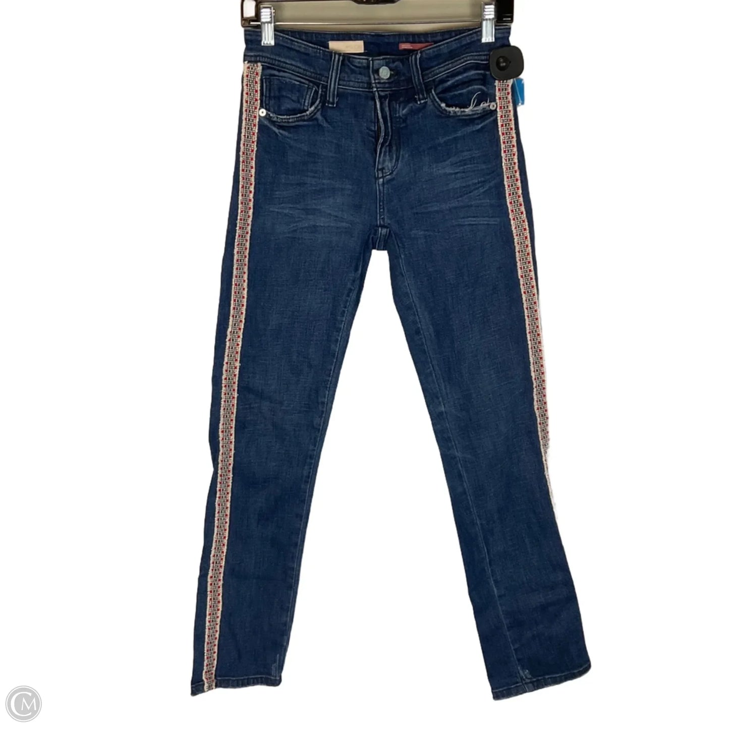 Jeans Skinny By Pilcro In Blue Denim, Size: 0 (25)