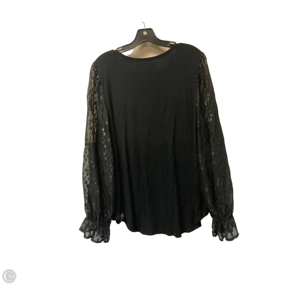 Top Long Sleeve By Cupio In Black, Size: Xl