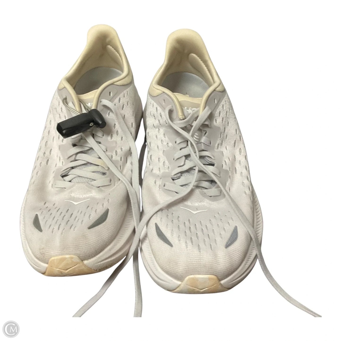 Shoes Athletic By Hoka In White, Size: 10