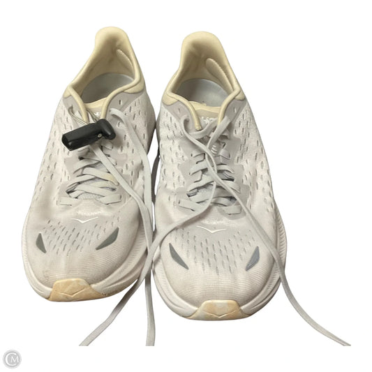 Shoes Athletic By Hoka In White, Size: 10