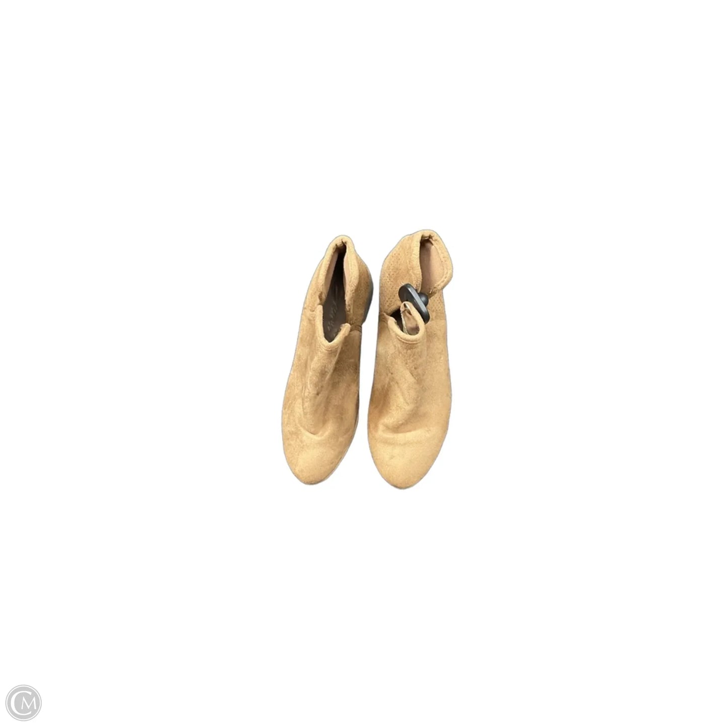 Boots Ankle Heels By Seven 7 In Brown, Size: 8