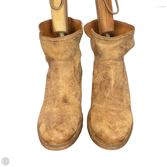 Boots Ankle Heels By Diba In Brown, Size: 6