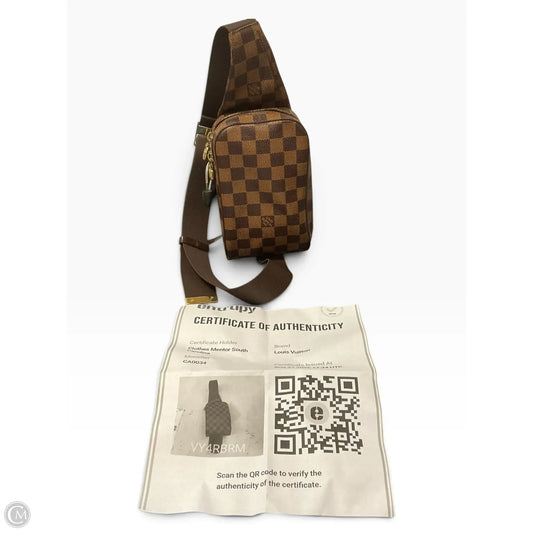 Crossbody Luxury Designer By Louis Vuitton, Size: Small
