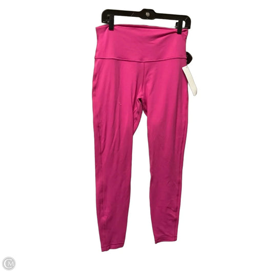 Athletic Pants By Lululemon In Pink, Size: 12