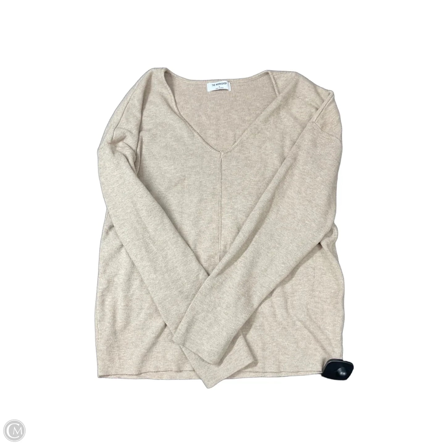 Top Long Sleeve By The Workshop In Tan, Size: S