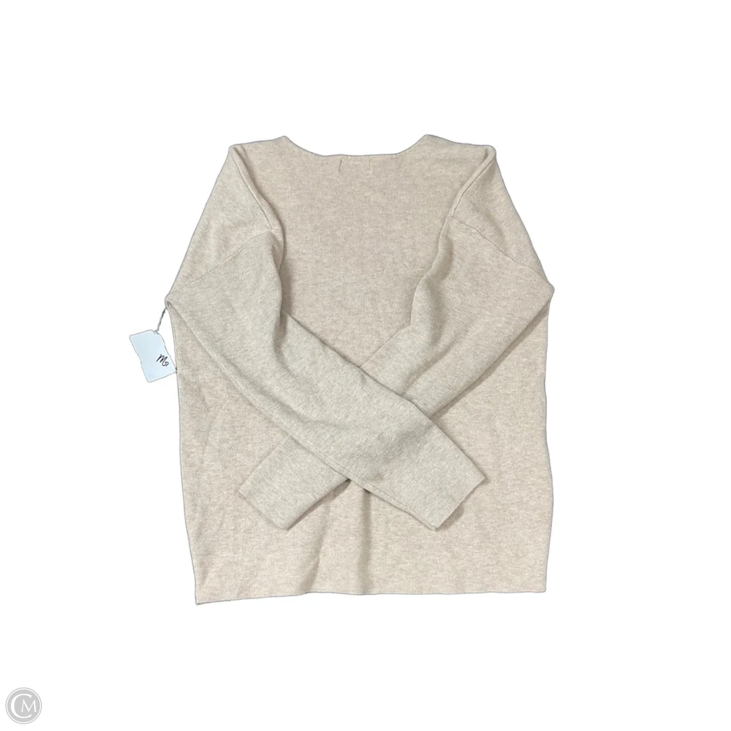 Top Long Sleeve By The Workshop In Tan, Size: S