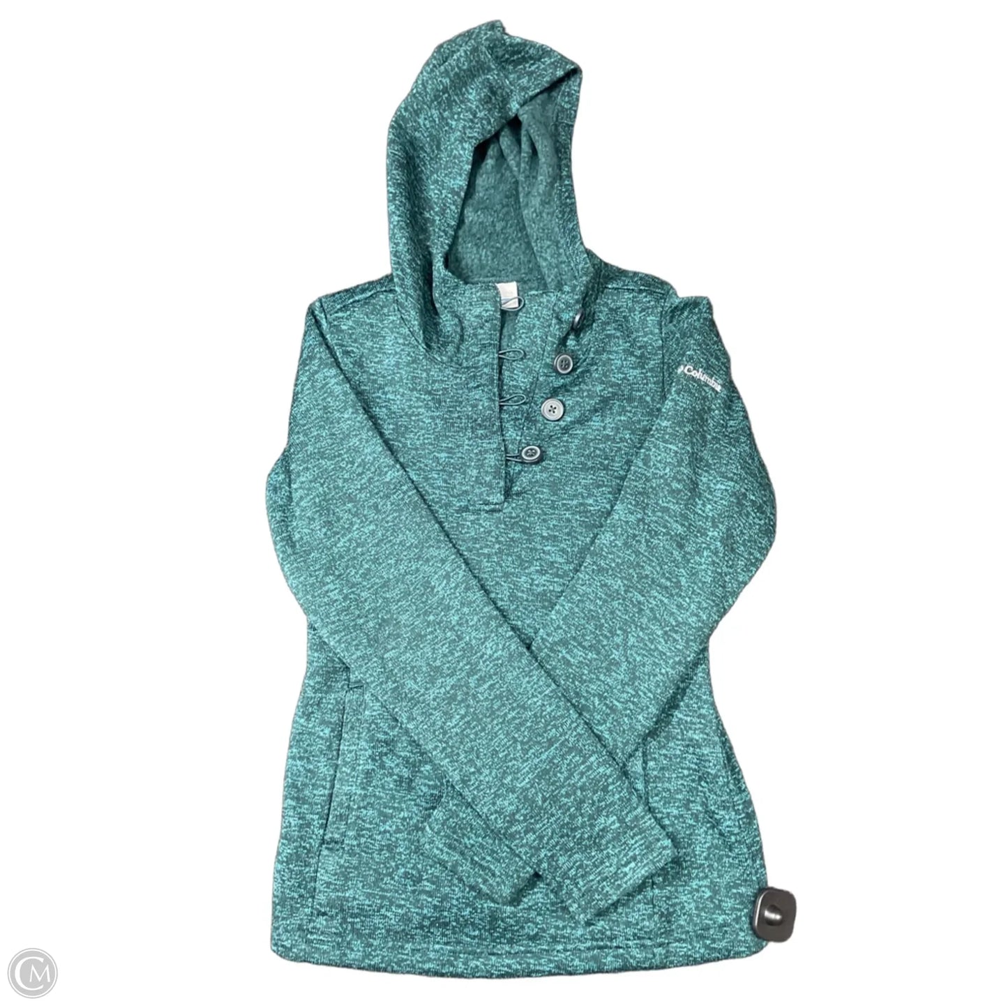 Jacket Shirt By Columbia In Blue, Size: S