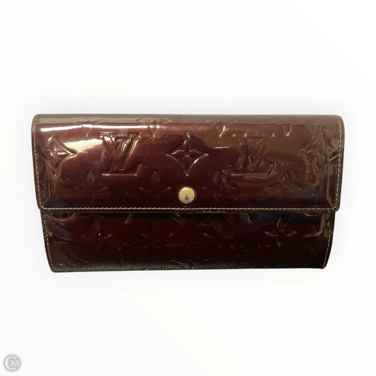 Wallet Luxury Designer By Louis Vuitton, Size: Large