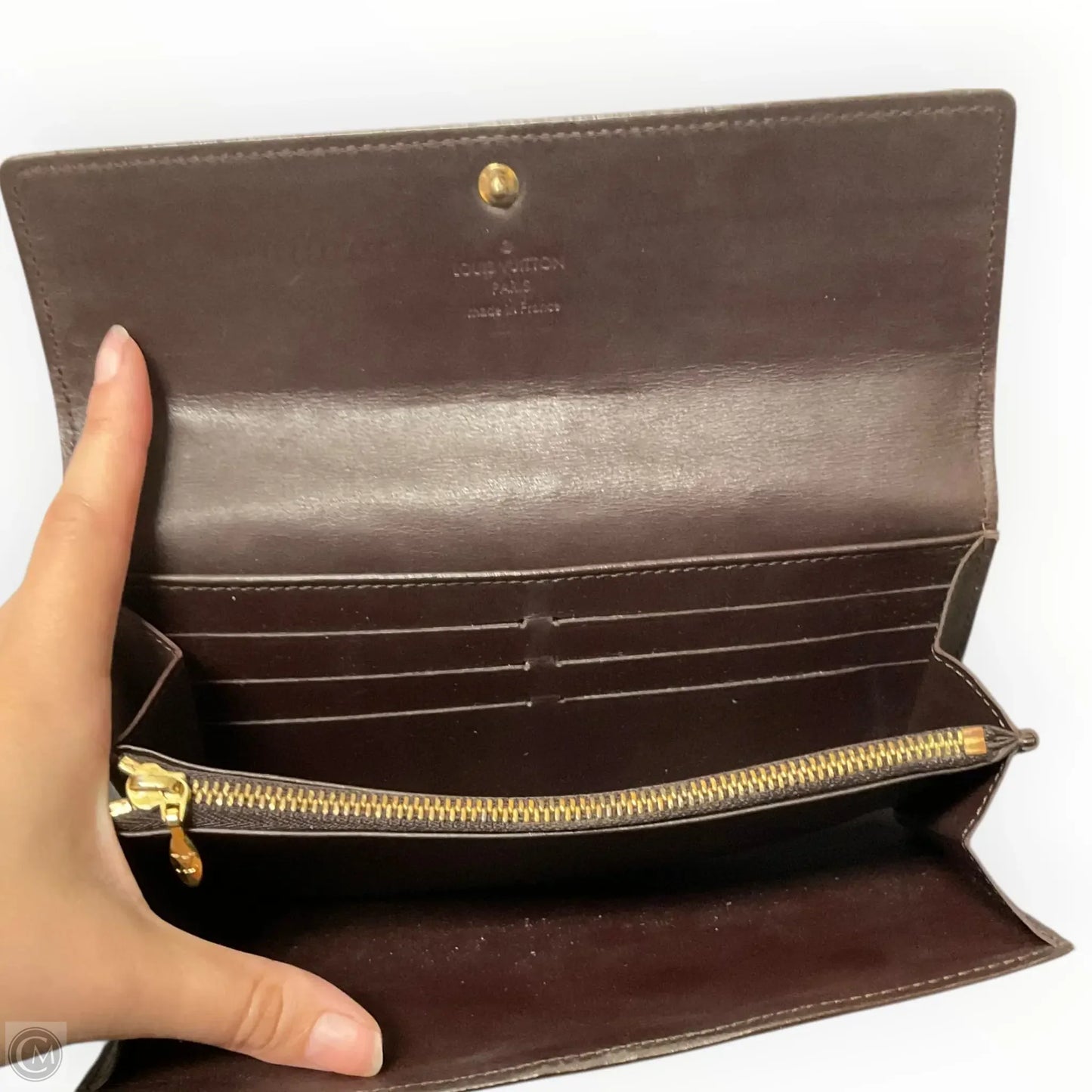Wallet Luxury Designer By Louis Vuitton, Size: Large