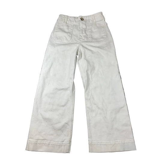 Jeans Wide Leg By Maeve In White Denim, Size: 4