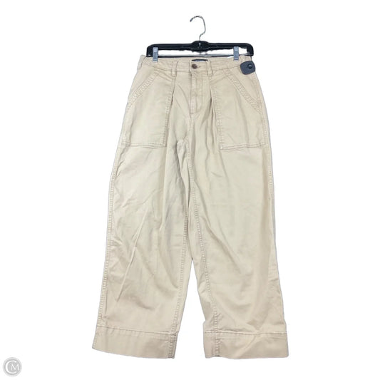 Jeans Wide Leg By Banana Republic In Tan Denim, Size: 4