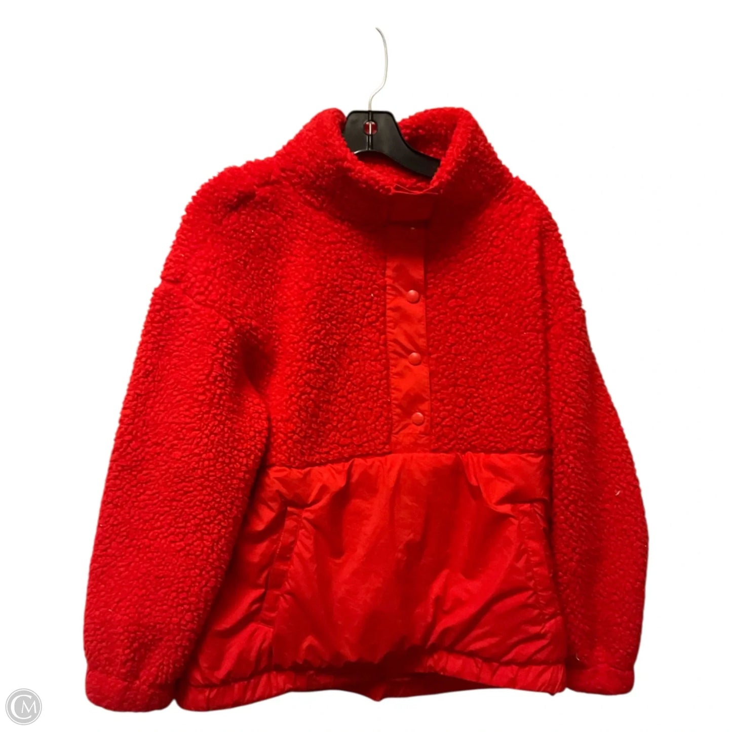 Jacket Faux Fur & Sherpa By Lou And Grey In Red, Size: M
