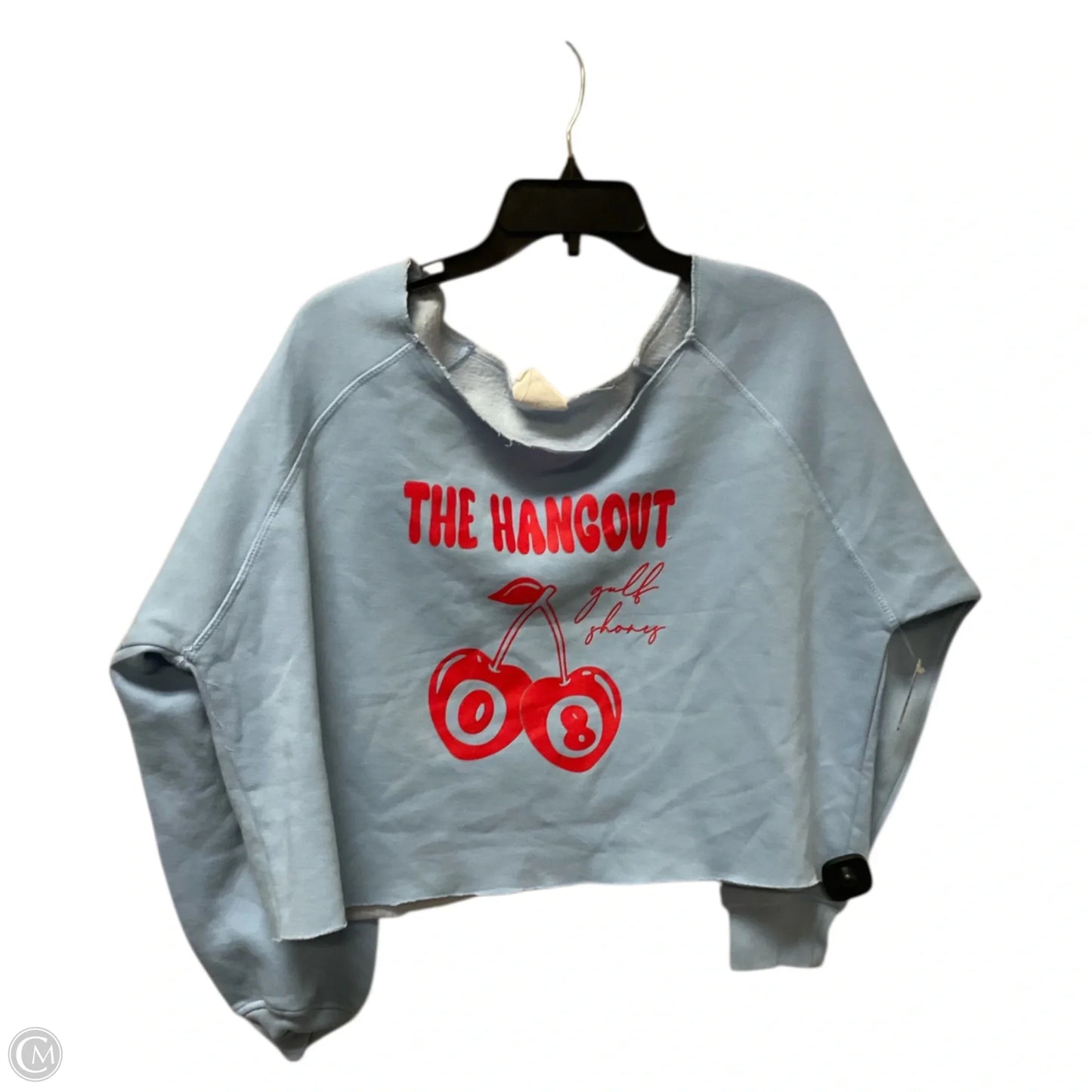 Top Long Sleeve By Ocean Drive In Blue, Size: L