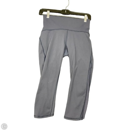 Athletic Capris By Lululemon In Navy, Size: 6