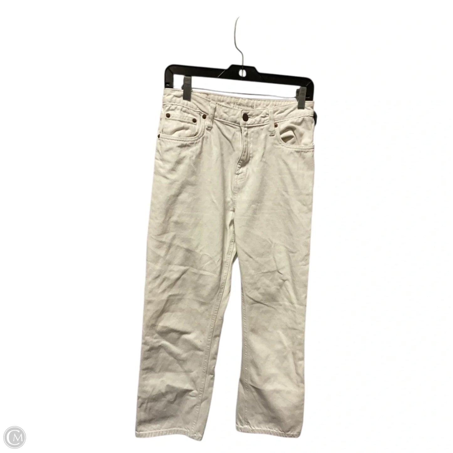Jeans Straight By Avec Les Filles In White Denim, Size: 6