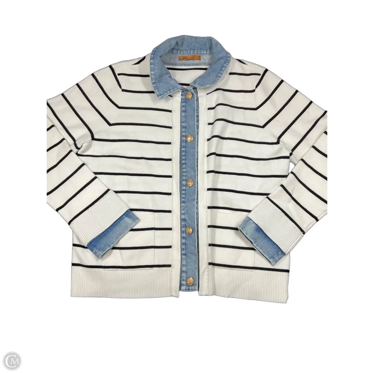 Jacket Other By Belldini In Black & White, Size: Xl