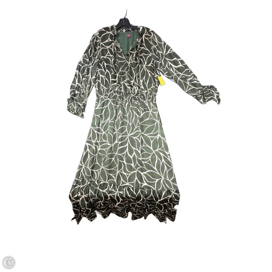 Dress Casual Maxi By Vince Camuto In Green, Size: Xl