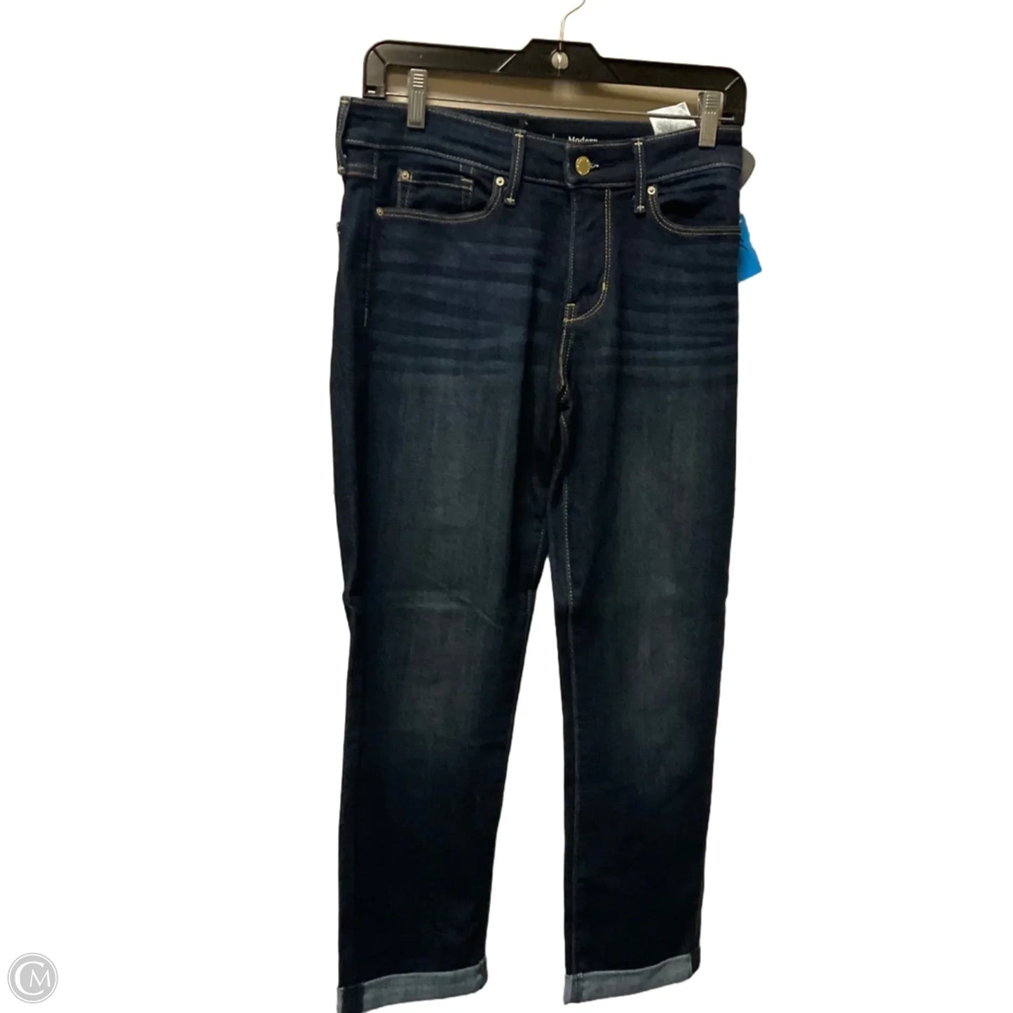 Jeans Straight By Levis In Blue Denim, Size: 6