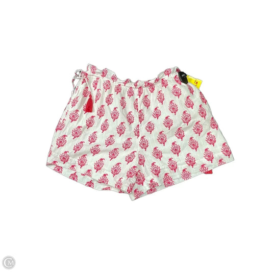Shorts By Roller Rabbit In Pink & White, Size: M